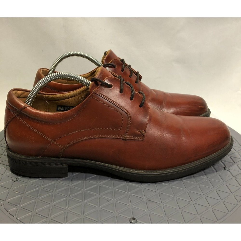FLORSHEIM Mens Oxford Shoes Size 9D Brown Comfort Ortholite Leather Lace up